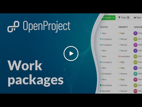 OpenProject Work Packages