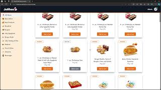 Jollibee Kios Inspired Ordering App ( ReactJS, TailwindCSS, NodeJS, ExpressJS, MySQL)