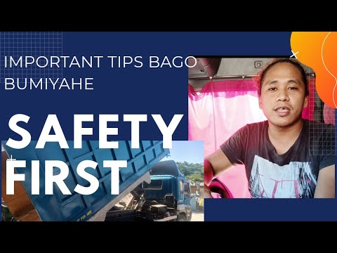 Safety First! Important Tips Bago Bumiyahe