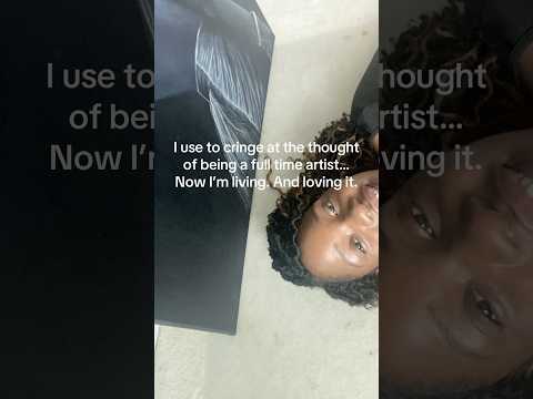 Lovin’ and Living It: Full-time artist era #myartistlife #ytshorts #artjourney