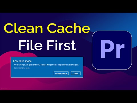 Cache File kese Delete Kare | #premierepro #ministudy