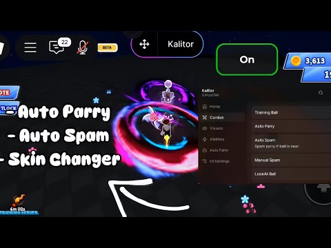*OP* BLADE BALL SCRIPT - [ AUTO PARRY | AUTO SPAM | [ MANUAL SPAM | SKIN CHANGER | NO LAG ] KALITOR