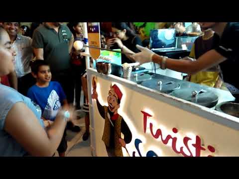 Twist scotch ice cream