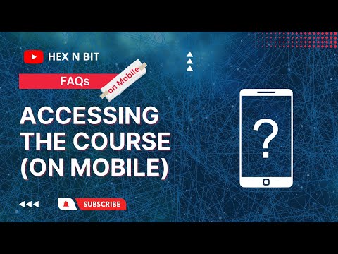 FAQs:  How to Access the Course on a Mobile Phone