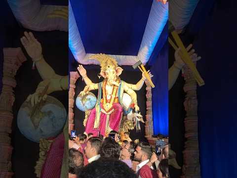 Mesmerizer Mumbaicha Raja😍🙏😇|Part १|   #ytshorts #ganeshchaturthi #bappa #ganapatibappamorya #mumbai