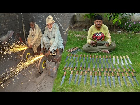 Inside Factory Process of Making Kukri Knife Cutting With CNC Machine and Epic Finish