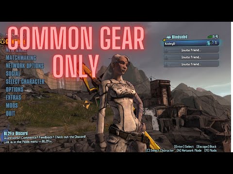 BORDERLANDS 2 CHALLENGE RUN COMMONS ONLY