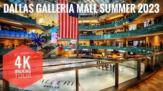 Walking around Dallas Texas Galleria Mall | Summer 2023