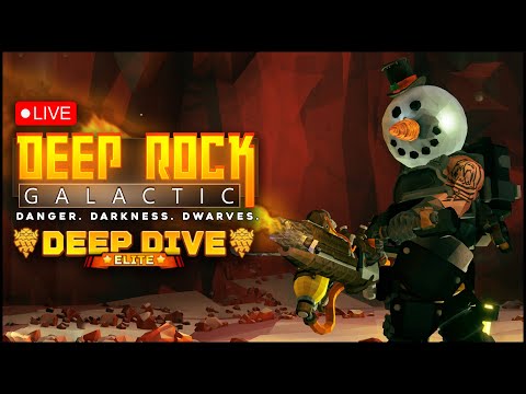 (🔴LIVE) Deep Rock Galactic - Driller Elite Deep Dive - Flamethrower and Pistol Gameplay!