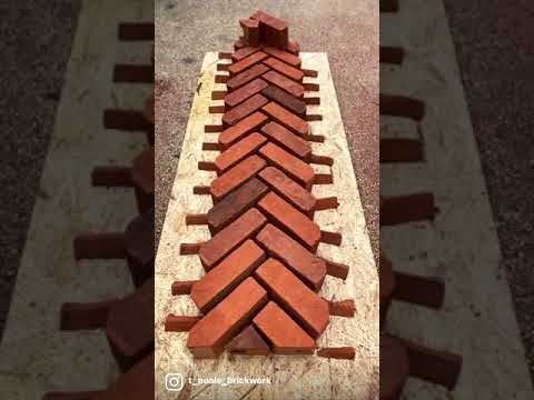Detailed brickwork pier #bricklayer #detail #love #skills