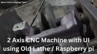 2 axis cnc machine machining gcode using old lathe , sbc, Rust, Slint UI