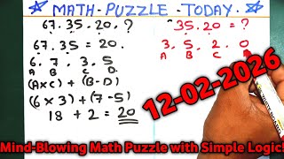 Mind-Blowing Math Puzzle with Simple Logic! 🧠🔥