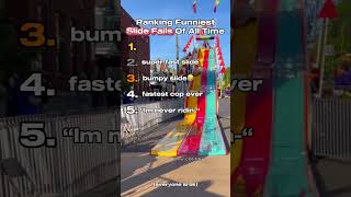 Ranking Funniest Slide Fails Of All Time 🤣 #top5 #ranking #funny #slide #fail