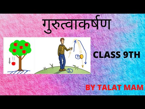 गुरुत्वाकर्षण --गुरुतुवीय बल ,गुरुतुवीय त्वरण ,मुक्त पतन  | कक्षा --9 | Lecture 1 | By Talat Mam