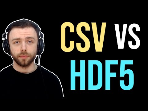 HDF5 vs CSV for storing financial data