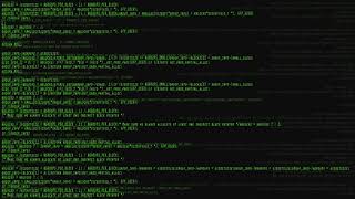 Green Hacker Screen Background Full HD 60 FPS 1 Hour