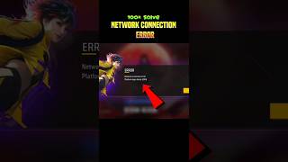 Fix Network Connection Error In Free Fire Max #ytshorts #shorts