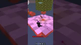 smooth bridging on skywars + smooth pvp (3)#robloxskywars  #roblox
