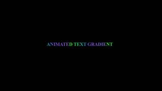 #short and Sweet:😍 Animated Text Gradient in Seconds! 💕#coding #webdevprojects #fastwebdesign