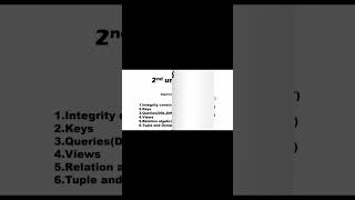 DBMS all units important questions 2-2#engineering #btech #r22