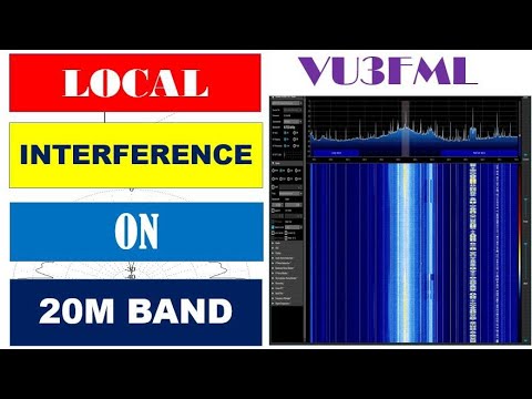 Local interference on 20m ham radio band!
