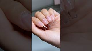 perfect gel extensions 💅🏻 #gelnails #gelx #nails #nailtutorial #asmr
