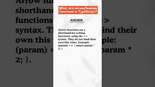 What Are Arrow Functions in TypeScript? #shorts #ytshorts #codewithchitra