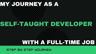 Self Taught Web Developer Journey - Report Week 22 #selftaughtprogrammer
