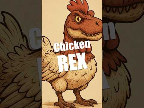 Scientists Say T-Rex Was Basically a Giant Chicken #trex #dinosaur #sciencefacts #chickenrex