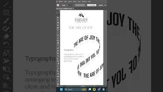 typography tips & tricks #IllustratorTips #Design #GraphicDesign #AdobeIllustrator