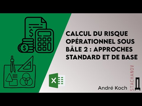 Le risque opérationnel sous l'accord de Bâle 2 avec des exemples Excel.Les approches base & standard