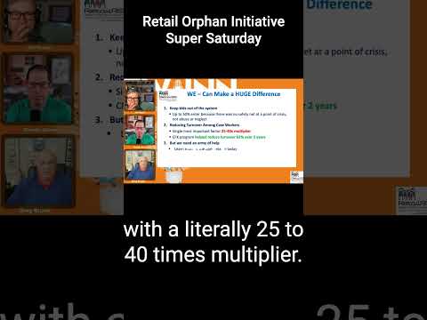 We Can Make a Difference!  Retail Orphan initiative Super Saturday