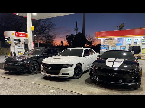 Dodge Charger RT’S & Camaro SS City POV Drive!! (Insane Pulls & burnouts)