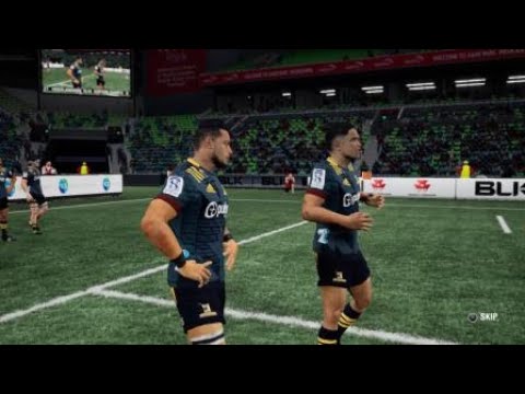 Collins try saving tackle, plus strong exit play Highlanders VS Exeter Chiefs - World Club League