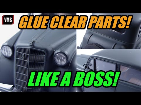 Glue model clear parts like a boss - VMS Transpa FIX tutorial