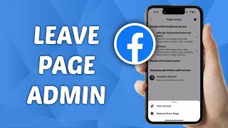 How to Leave Facebook Page Admin
