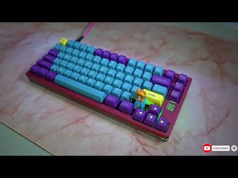 NovelKeys Cream Switches Typing Sounds ASMR [Fake Polaris75]