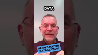 Bring back data modelling