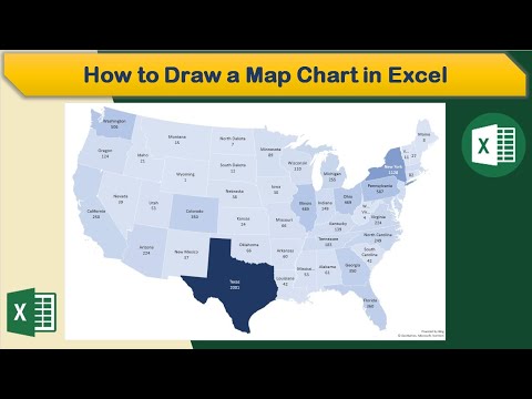 How to Draw a Map Chart in Excel