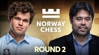 MAGNUS vs HIKARU! Who Takes the Lead? | Norway Chess 2025 Round 2