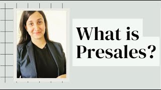 What is Presales in IT?
