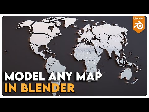 Create 3D Maps in Blender in 6 Minutes – Using Built-In Tools