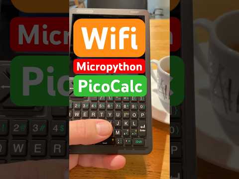 Clockwork PicoCalc: Wireless LAN Micropython #picocalc #wifi #python #pico2W #raspberrypi