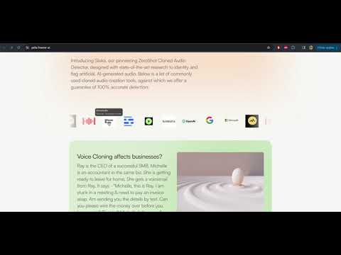 Sloka - a 100% accurate ZeroShot Cloned voice detector