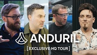 Inside Anduril: Exclusive HQ Tour w/ Palmer Luckey, Brian Schimpf, Matt Grimm & Trae Stephens