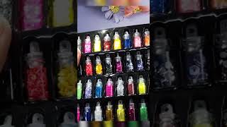 Unboxing 48 Glitter set 😍 #glitter #unboxing #unboxingvideo #stationery #shorts #ytshorts