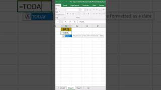 Date Formula | Ms Excel | #excel #excelformula #exceltricks @developersguides