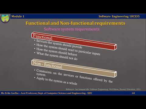 Lecture Video 1.3.7 - Functional requirements
