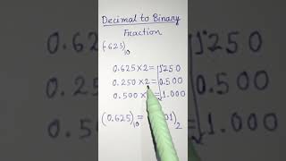 Decimal Fraction to Binary Convert