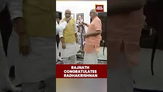 Rajnath Singh congratulates Radhakrishnan | #vicepresidentelection #cpradhakrishnan #ndavsindia